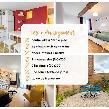 Apartmán L'amienoise-6min A Pied Du Centre