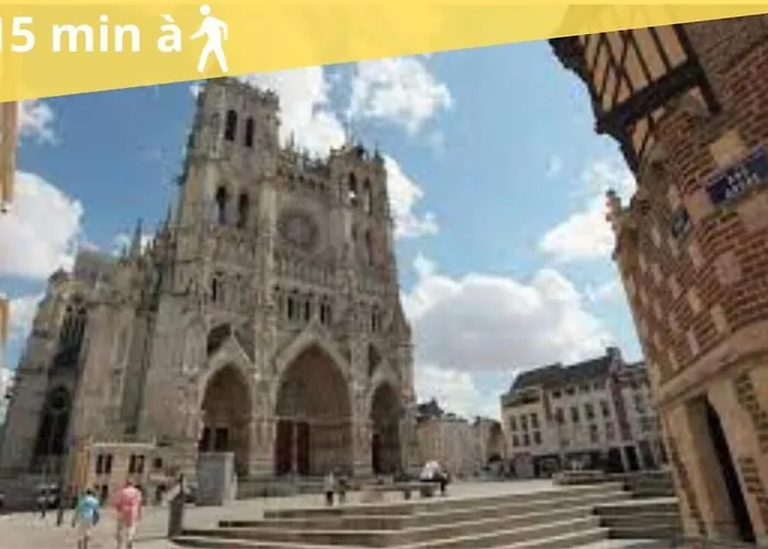 L'amiénoise-6min à Pied Du Centre Appartamento *
