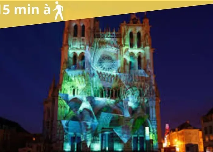 L'amiénoise-6min à Pied Du Centre Appartamento